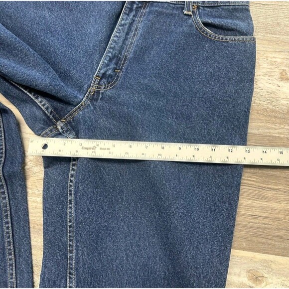 Vintage Levis 550 Red Tab Blue Womens 14 Slim Fit Straight Denim Jeans 31" Waist - Picture 6 of 10